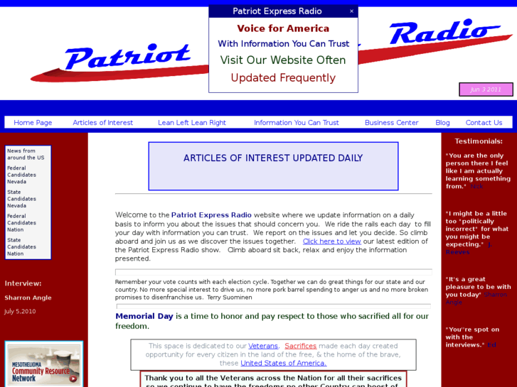 www.patriotexpressradio.com