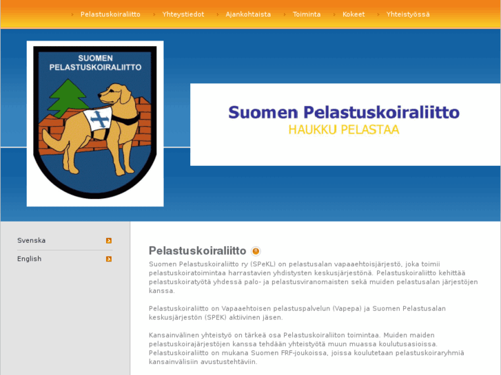 www.pelastuskoiraliitto.fi