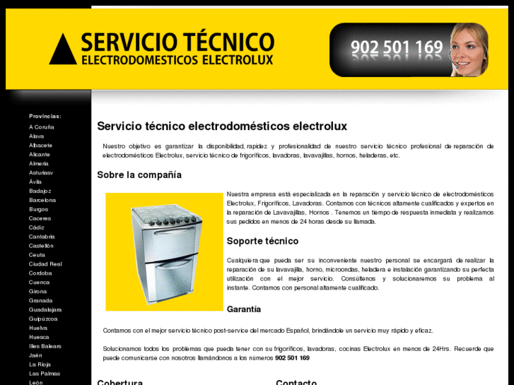 www.serviciotecnicoelectrolux.es