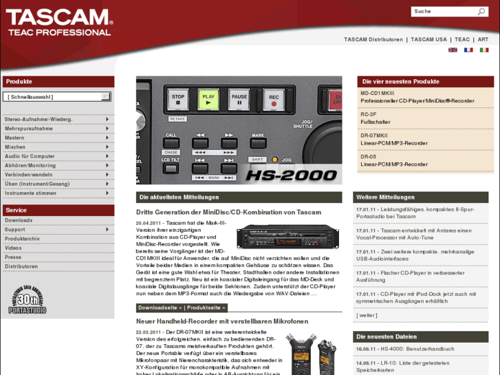 www.tascam.de