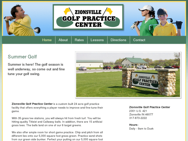 www.zionsvillegolfcenter.com