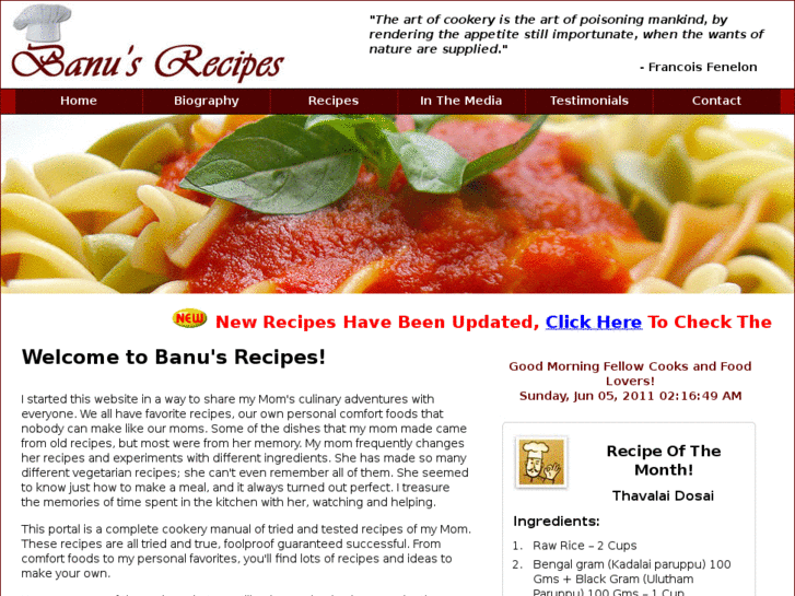 www.banusrecipes.com