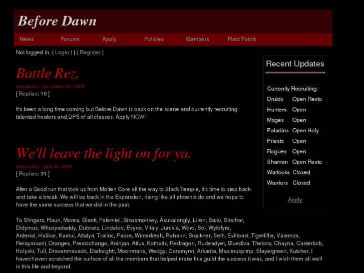 www.beforedawnguild.com