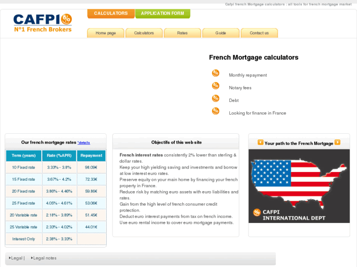 www.cafpi-frenchmortgage.com