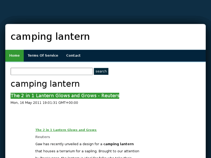 www.campinglantern.info