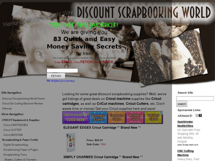 www.discountscrapbookingworld.com