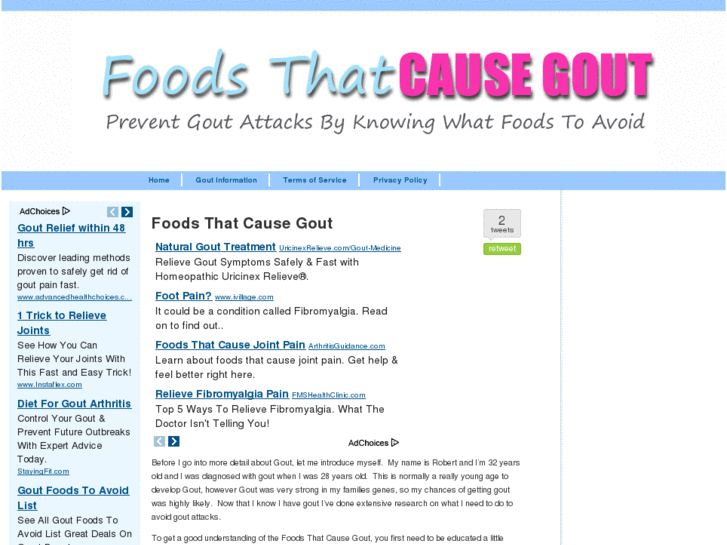 www.foodsthatcausegout.net