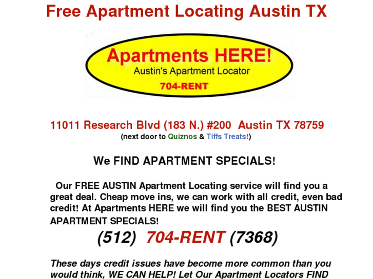 www.freeapartmentlocatingaustintx.com