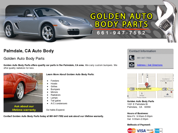 www.goldenautobodyparts.com