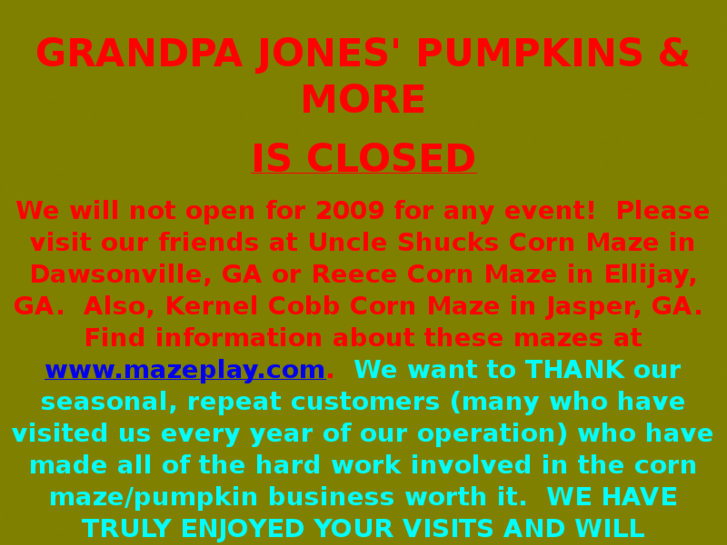 www.grandpajonescornmaze.com