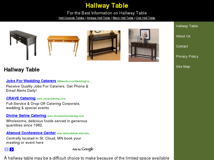 www.hallwaytable.net