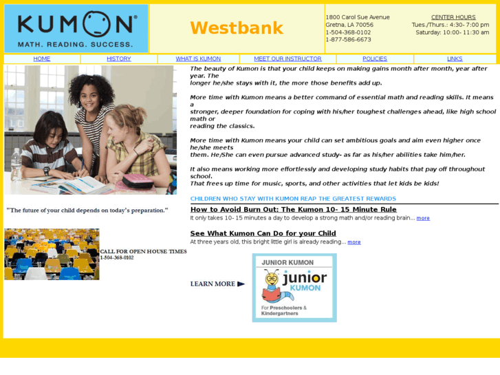 www.kumonofwestbank.com