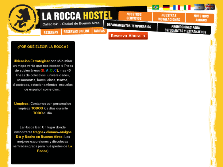 www.laroccahostel.com