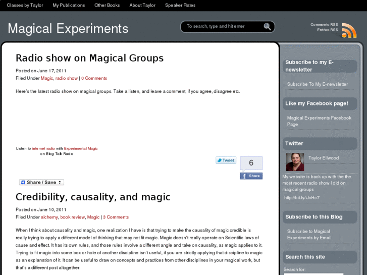 www.magicalexperiments.com