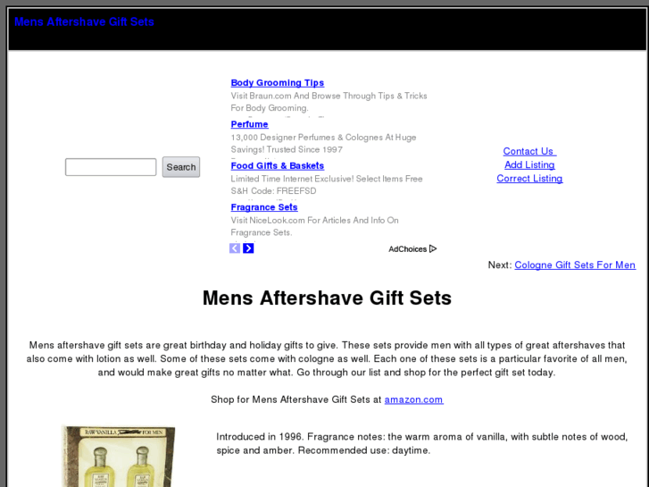 www.mensaftershavegiftsets.com