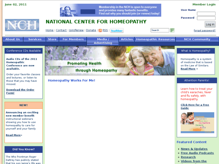 www.nationalcenterforhomeopathy.org