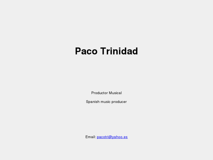 www.pacotrinidad.com