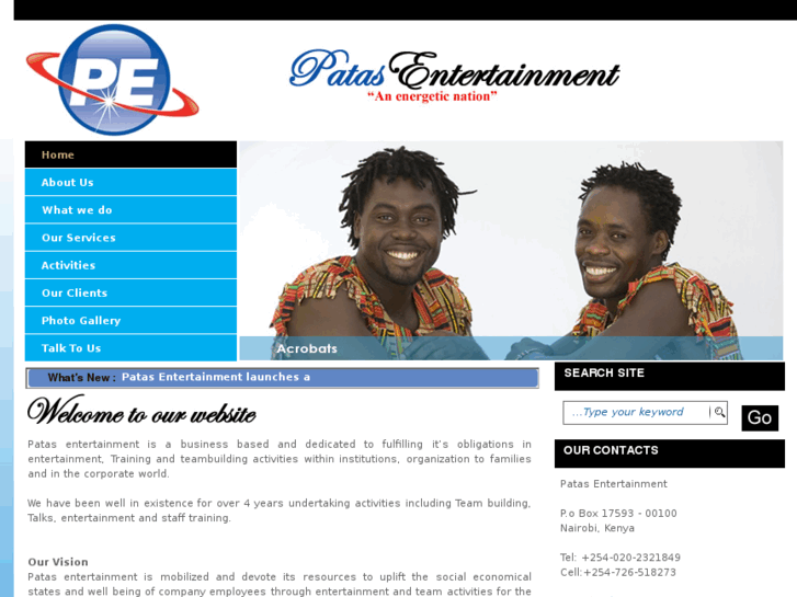 www.patasentertainment.com