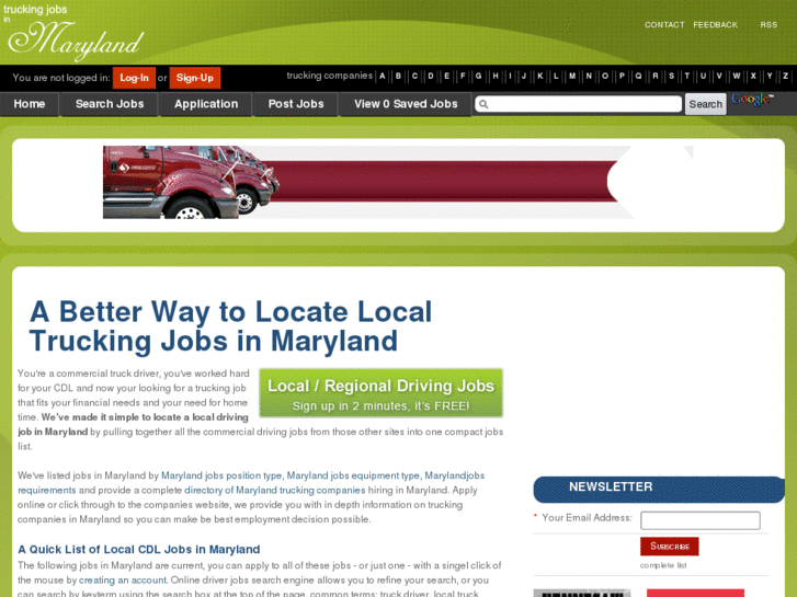 www.truckingjobsinmaryland.com