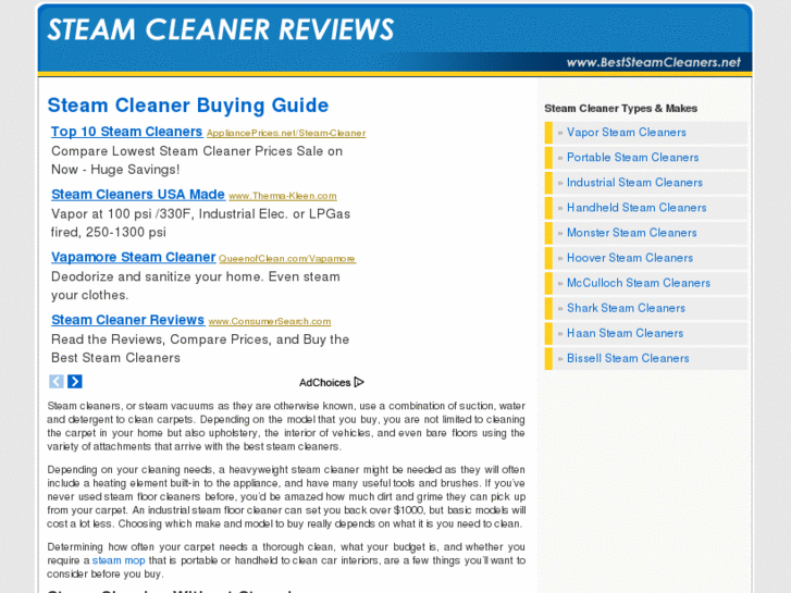 www.beststeamcleaners.net