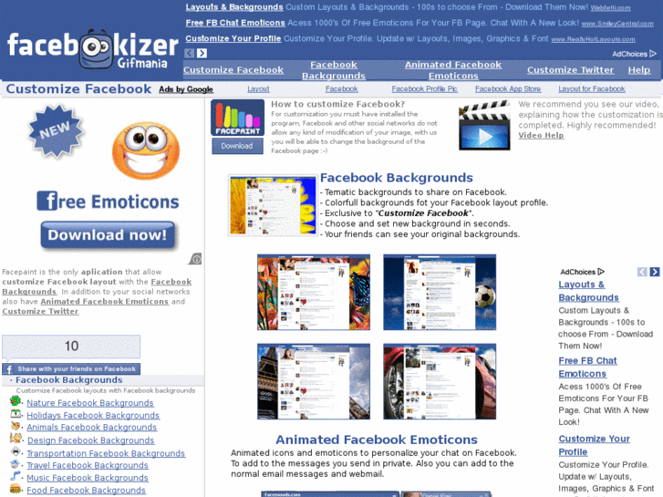 www.customizefacebooklayout.com