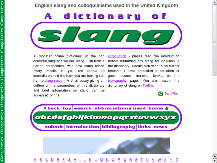 www.dictionaryofslang.co.uk