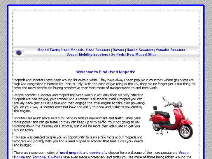 www.findusedmopeds.com