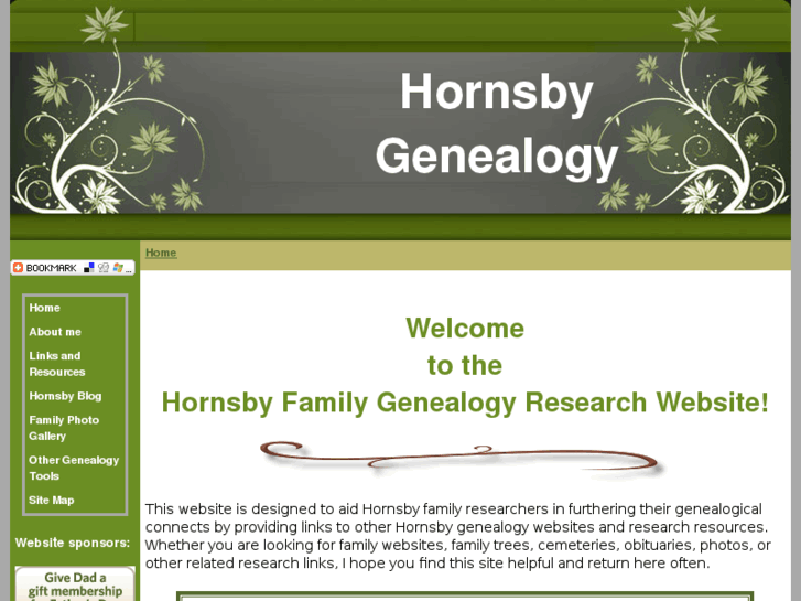 www.hornsbygenealogy.com