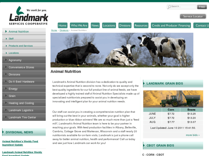 www.landmarkanimalnutrition.com