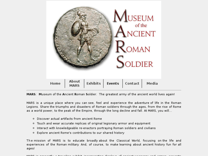 www.marsromanmuseum.org