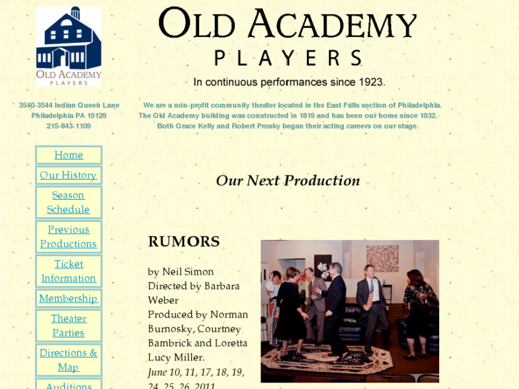 www.oldacademyplayers.org