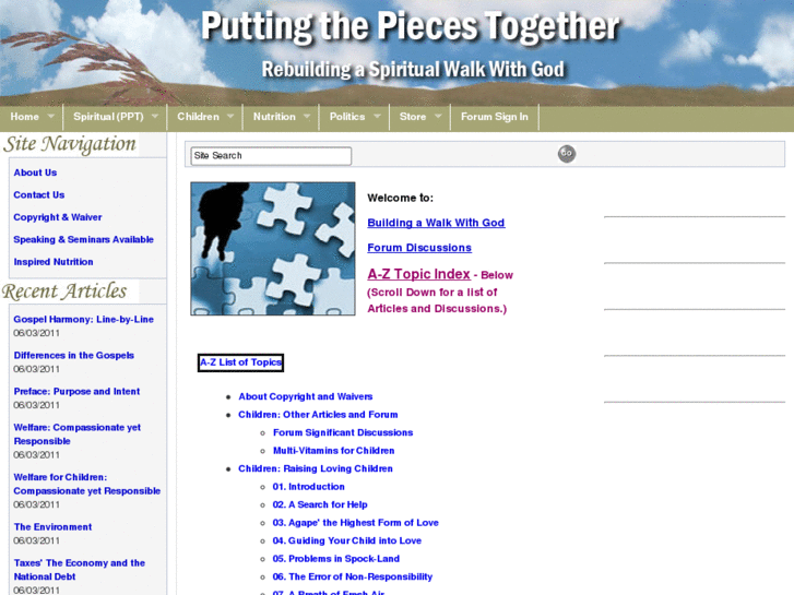 www.puttingthepiecestogether.net