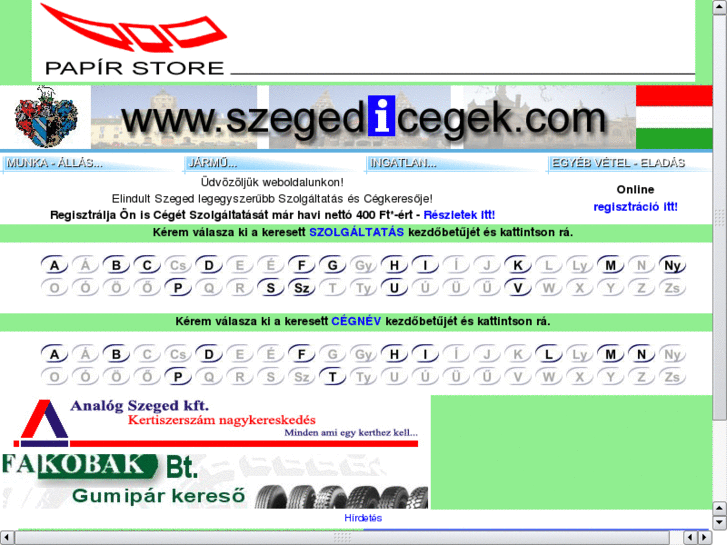 www.szegedicegek.com