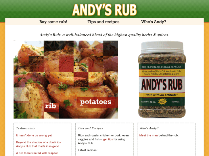 www.andysrub.com