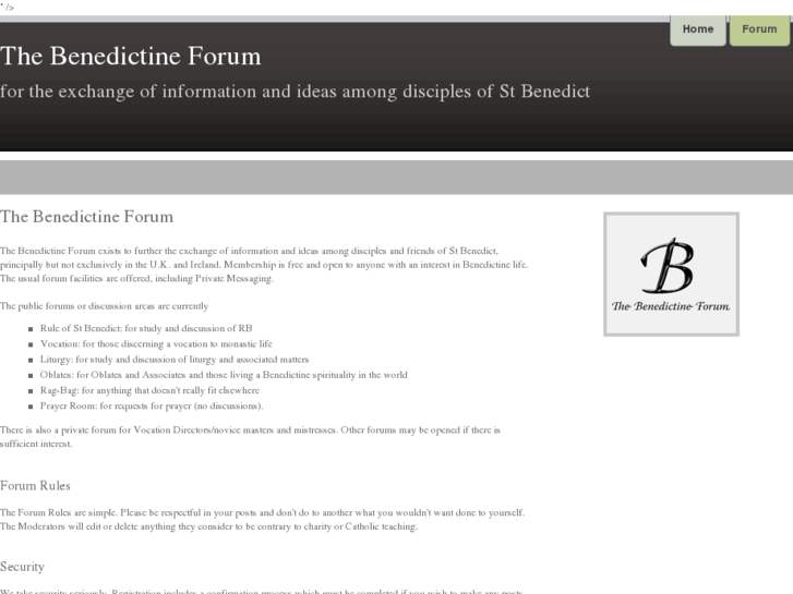 www.benedictineforum.org.uk