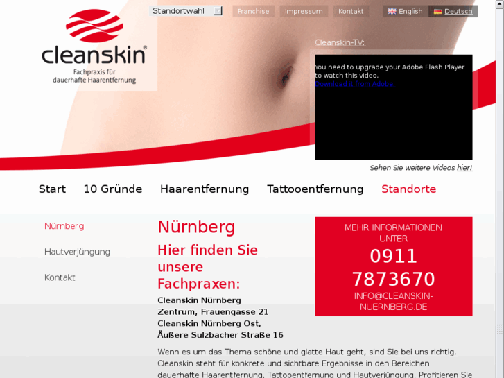 www.cleanskin-fuerth.com