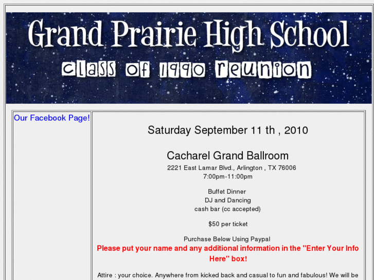 www.grandprairiehighschoolclassof1990.com