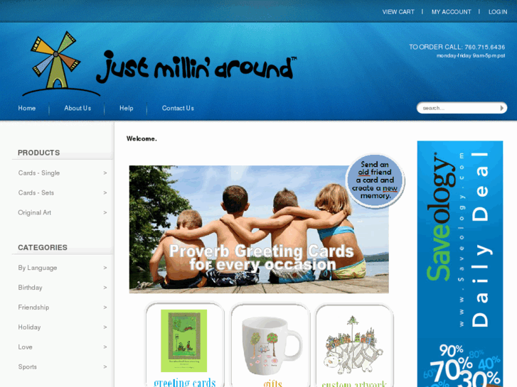 www.justmillinaround.com