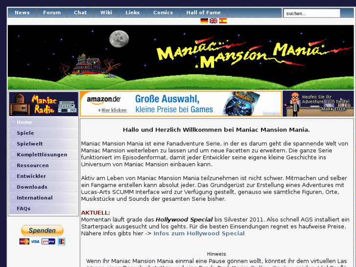 www.maniac-mansion-mania.com