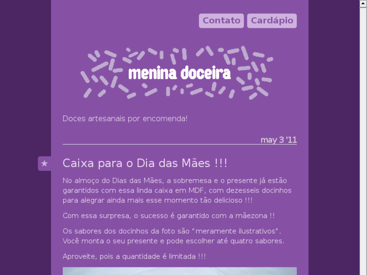 www.meninadoceira.com