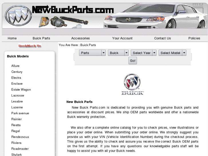 www.newbuickparts.com