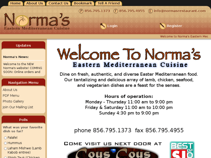 www.normasrestaurant.com