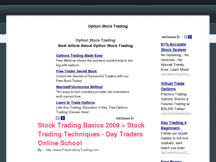 www.option-stock-trading.com