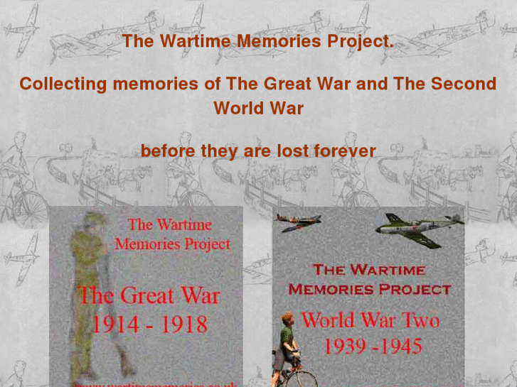 www.wartimememories.co.uk