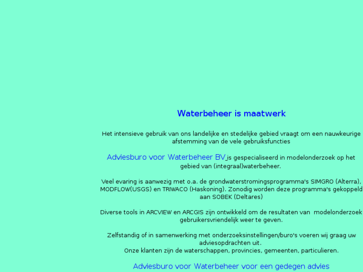 www.waterbeheer.net