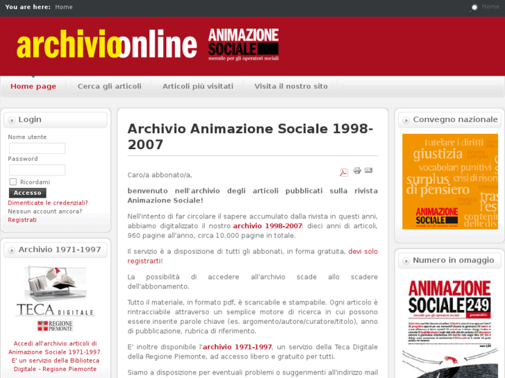 www.animazionesociale.it