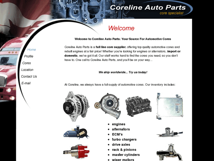 www.corelineautoparts.com