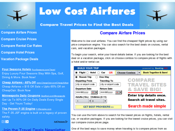 www.lowcostairfares.net