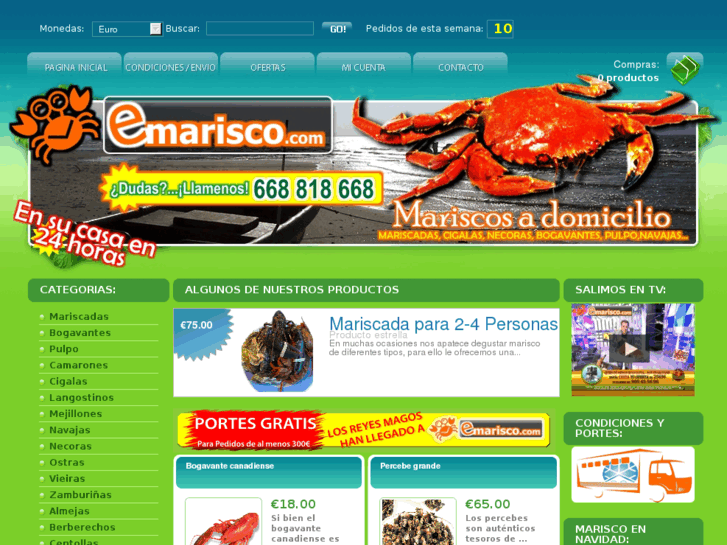 www.mariscosadomicilio.es