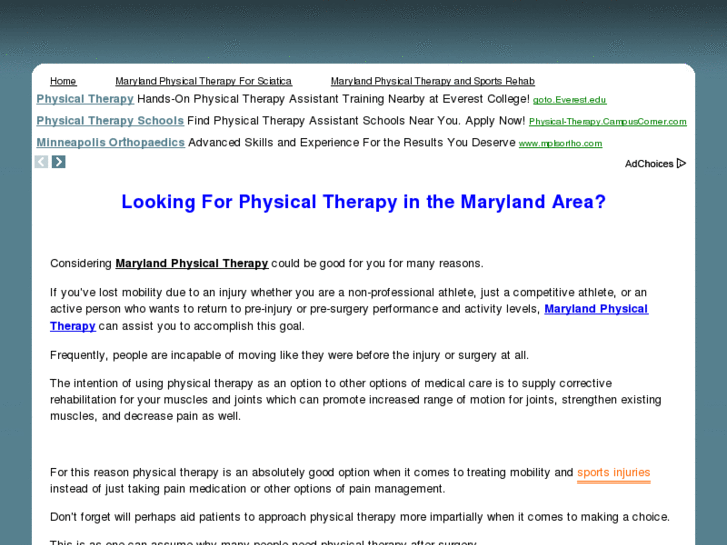 www.marylandphysicaltherapy.com